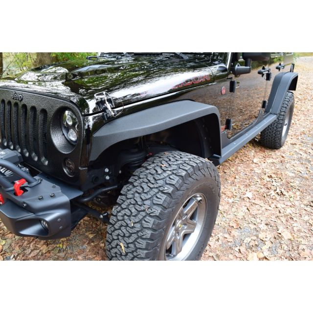 Nemesis JKU Aluminum Rocker Armor Jeep Wrangler Billy Rocker Aluminum Body Armor